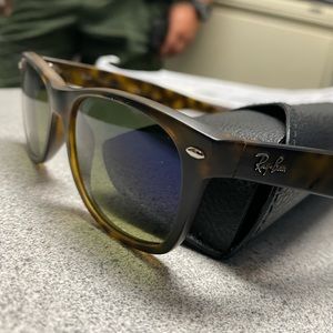 Ray-ban new Wayfarer polarized sunglasses.